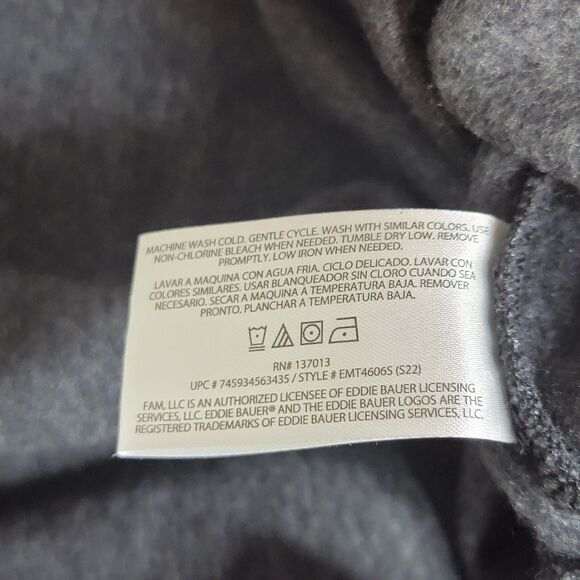 Eddie Bauer Men's XL Supersoft Fleece Classic Fit Heavyweight Crew Sweatshirt - Picture 10 of 10